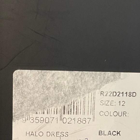 NICHOLAS Halo Gathered Cotton-Poplin Halterneck Maxi Dress Black 12 NWT - Picture 12 of 12